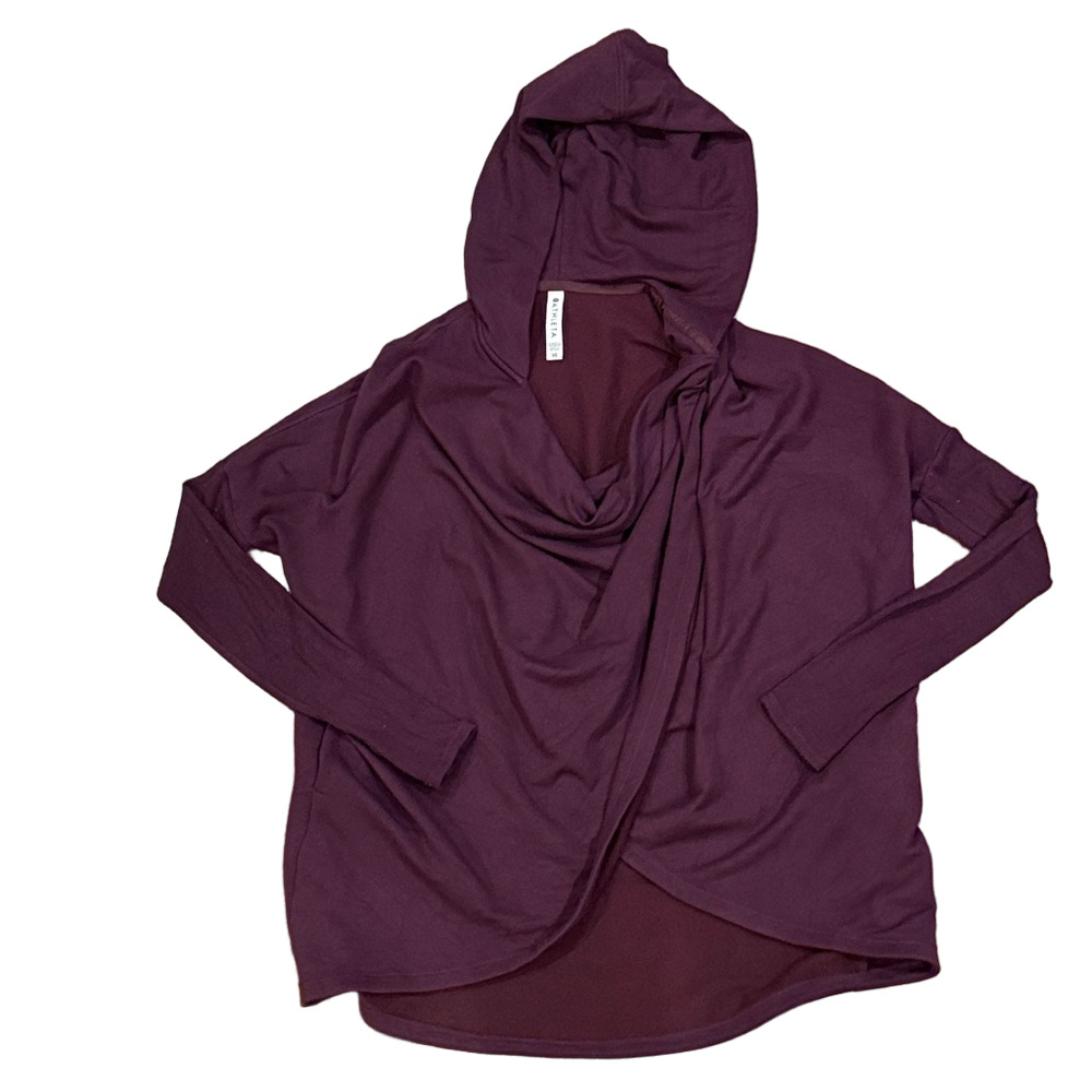 Athleta Purana Wrap Sweatshirt Hoodie | Size XS (Oversized) Pit to Pit, 28”) - Picture 5 of 8